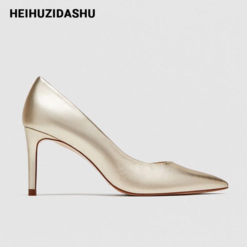 Elegant Pointed Toe Pumps Ladies