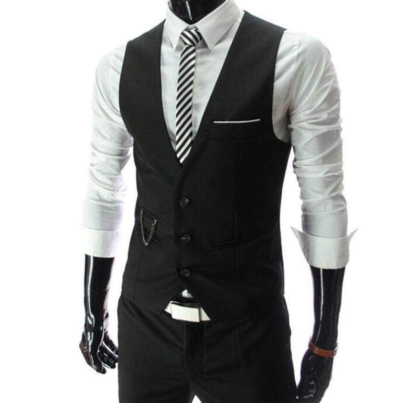 Slim Fit Mens Suit Vest